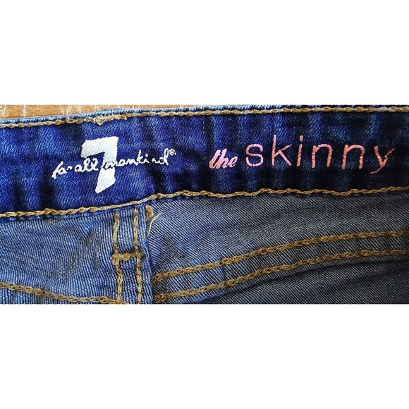 Girls 7 for mankind jeans size 8 - Picture 3 of 8